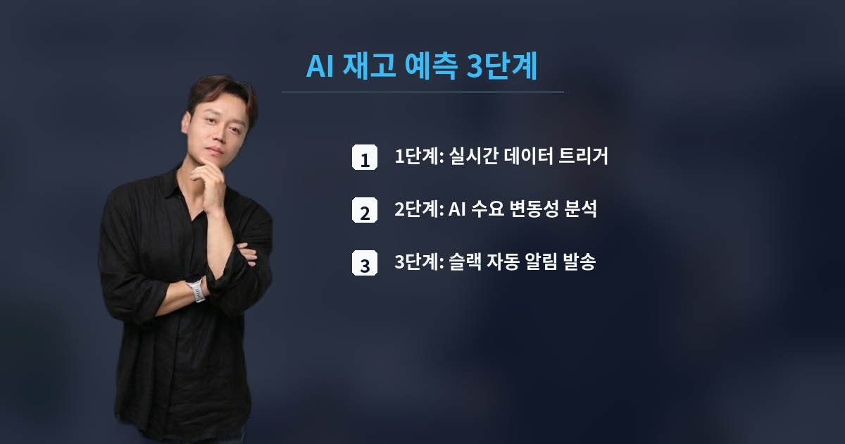 AI 재고 예측 3단계